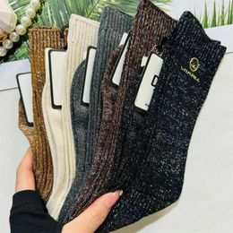 Women Socks Cotton Middle Tube Sock Hip Hop Street Wear Skateboard Fashion Design Sports For Girls