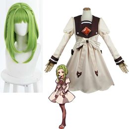 Anime Nanamine Sakura Cosplay Dress Toilet Bound Hanako Kun Uniform And Wig Accessories Woman S Halloween Party Costumes