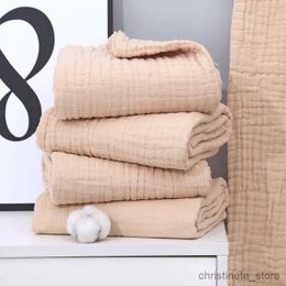 Blankets Swaddling Layer Muslin Squares Baby Swaddle Blanket Gauze Bath Towel Infant Burp Cloth Diaper Stroller Blanket Quilt Newborn SwaddleWrap