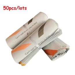 Mail Bags 50pcs Pack Thicken 14 Wires Biodegradable Eco Envelope Postal ing 12 Waterproof Self-Seal Courier 230428