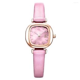 Wristwatches Watch Women Fashion Casual Leather Belt Watches Simple Ladies' Small Dial Quartz