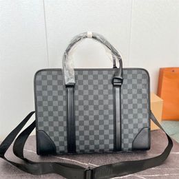 designers bags briefcase men business package s laptop bag leather handbag messenger high capacity crossbody bags handbags217v