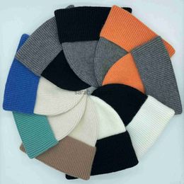 Beanie/Skull Caps Men's and women's hats autumn and winter knitted hats fashionable and warm Woollen hats cold hats J231130