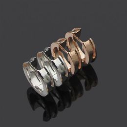 Stainless steel fashion Grooved gear Stud Earrings earrings gold and silver female earrings for woman jewelry189s