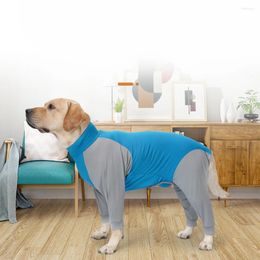 Dog Apparel Recovery Suit Pet Onesie Clothes Pyjamas For Medium Large Operative Protection Long Sleeves Bodysuit