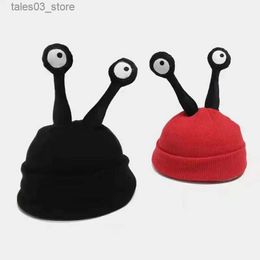 Beanie/Skull Caps Freeshipping Knit Caps For Child Adult Clothing Accessories Funny Hat Cosplay Kippa Thicken Lint Warm Winter Cotton Wool Fashion Q231130