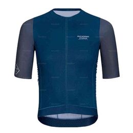 Pas Normal Studios Cycling Sweatshirt Set PNS Men Short Sleeve Shirt MTB Jersey Men's Cycling Clothing Bicycle Maillot Ciclis228A