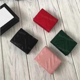 quality leather new luxury designer business card wallet men's fashion small Coin Wallet with box women's key wallet han304q