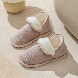 Slippers Rabbit Like Hair Simple Girls' Short Cotton Slippers Plush Soft Sole all Inclusive Heel Indoor Warm Antiskid Shoes 231130