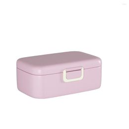 Dinnerware Sets 2023 High-capacity -grade Lunch Box Single-layer Button Bento Microwave Oven Sealed Leakproof