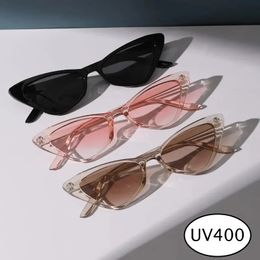 Sunglasses Fashion Women s Luxury Cat Eye Triangle Vintage Design UV400 Sun Glasses Unisex Classic Small Outdoor Goggle Shades 231130