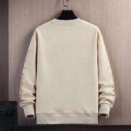 Men's Hoodies Men Polyester Sweatshirt Hip Hop Inspired Streetwear With Loose Fit Warmth Letter Print Cozy