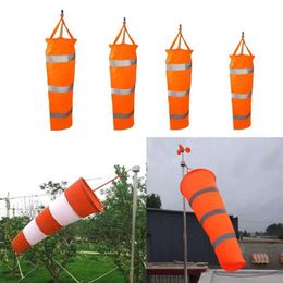 24 30 40 60inch Airport Windsock Aviation Outdoor Wind SOCK Bag Camping Flag Decorative Objects & Figurines235m