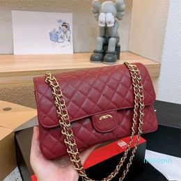 New Famous Classic Designer Bags Women Crossbody Bag Luxury French Brand Letter Shoulder Bag Paris Caviar Leather Underarm Lady Wallet High Quality