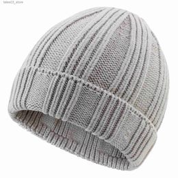 Beanie/Skull Caps Connectyle Boys Girls Classic Solid Ribbed Thick Beanie Hat Kids Soft Stretch Knitted Warm Winter Skull Daily Outdoor Casual Cap Q231130