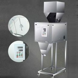 50-5000g Automatic weighing and packaging machine for coffee grains flower tea screw cat food filling machine229p