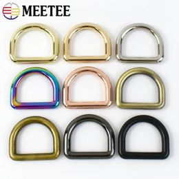 Bag Parts Accessories 30Pcs 10-38mm Metal D Ring Adjust Buckles Backpack Belt Connect Clasp Bag Strap Webbing Hooks Buckle DIY Hardware Accessories 231130