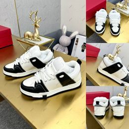 New Luxury Designer Men Women Fashion Show Athletic Casual Shoes Patchwork fabric in plush leather with box and dust bag 35-45