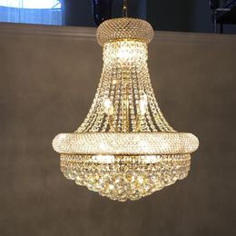 Chandeliers Modern Crystal Chandelier Ceiling Living Room Bedroom Gold Chrome Pendant Lights Indoor Home Decor Lustre Fixtures