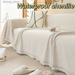 Chair Covers Waterproof Sofa Cover Blanket Chenille Thicken Furniture Cover Durable Fabric Dust-proof Anti-scratch Home Living Room Decor Q231130
