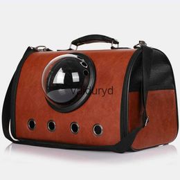 Cat Carriers Crates Houses Backpack Carrier with Window Bag Transport Space Transparent for Small Dogs Accessories Petvaiduryd
