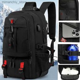 Outdoor Bags 50L 60L 80L Outdoor Backpack with USB Port for Men Pack Bags Large Capacity Unisex Sports Trekking Hiking Camping Availab in Q231130