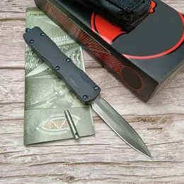 Dira-Combat B2 AUTO Knives Damascus Blade T6-Aviation Aluminum Handle Tactical Hunt Camp Self-defense Pocket Knife EDC Tools