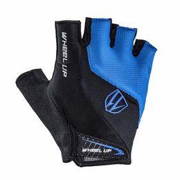 WHEEL UP Half Finger Cycling Gloves Breathable MTB Mountain Bicycle Bike Gloves Men Women Sports Short Gloves Cycling Clothings270E