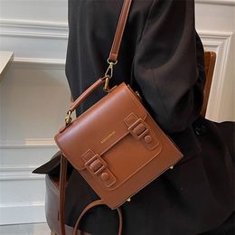 Women Leather Backpack Shoulder Bag Small Designer Backpack Female Girls Fashion Daypacks Teenager School Bag Mochila Feminina 220239a