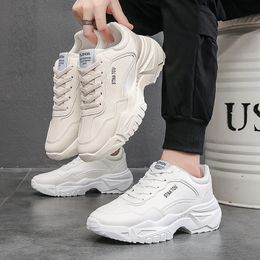 Dress Shoes Fashion White Lace Up Outdoor Vulcanize Zapatillas Sneakers for Men Casual Platform Running Sport Man Spring Autumn 231130