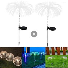 1/3/4PCS LED Solar Garden Lights Jellyfish Decoration Waterproof Backyard Party Lighting Pathway Lawn Lamps Outdoor