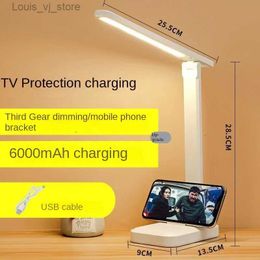 Book Lights USB charging desk lamp folding desk lamp eye protection touch dimmable LED light student dormitory bedroom reading YQ231130