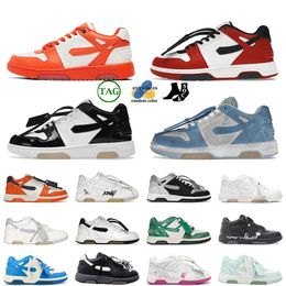 Designer Out Of Office Sneaker Women Men Casual Shoes Low Tops For Walking Vintage Leather Platfrom Sneakers Outdoor Sports Trainers Luxury Loafers With Box