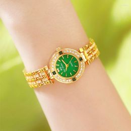 Wristwatches BS Watch Light Luxury Minority Small Green Women's Quartz Fashion