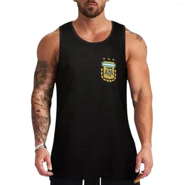 Men's Tank Tops ARGENTINA NATIONAL TEAM-3 STARS-SOCCER Top T-shirt Sports Sleeveless T-shirts For Men