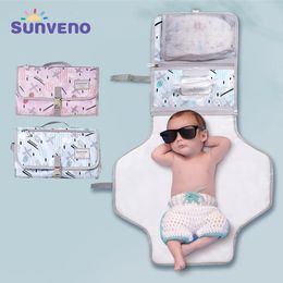 Changing Pads Covers Cloth Diapers Sunveno Baby Changing Mat Portable Foldable Washable Waterproof Mattress Changing Pad Mats Reusable Travel Pad Diaper 231130