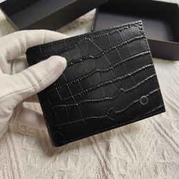 Top Men Credit wallets Luxury purses Brand Designer Card Holder Woman Credit Card Sleeve Crocodile leather tote bag Crossbody bag 2298