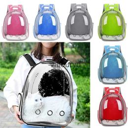 Cat Carriers Crates Houses Carrying Bag Space Pet Backpack Breathable Portable Transparent Puppy Dog Transport Carrier Capsule Petsvaiduryd