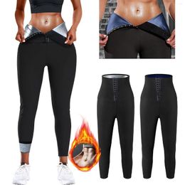 Active Pants Sweat Sauna For Women High Waist Trainer Slimming Leggings Compression Workout Body Shaper Thighs