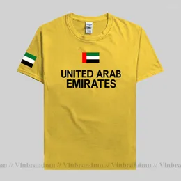 Men's T Shirts United Arab Emirates Men Shirt Fashion 2023 Jersey Nation Team Cotton T-shirt Fitness Brand Clothing Tees Country ARE UAE