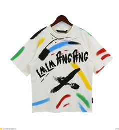 Camisetas masculinas de verão camisetas femininas com estampa de letras camisetas clássicas moda jovem manga curta camiseta respirável EU S-XL