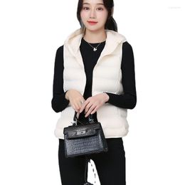 Women's Trench Coats Down Cotton Vest Women Clothes Korean Female Short Waistcoat Loose Sleeveless Vests Woman Winter 2023 Chalecos Para