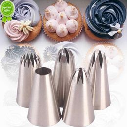 New 1M#2A#2D#2F#6B Russian Icing Piping Pastry Nozzles For Cakes Fondant Decor Confectionery Flower Cream Nozzle Kitchen Gadgets