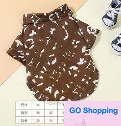 Spring and Autumn Thin Dog Clothes Clothing Teddy/Pomeranian Bichon Clothes Puppy Cat Pet Clothes Hawaii