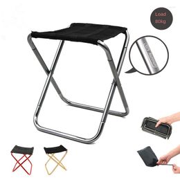 Camp Furniture Folding Chair Picnic Camping Travel Foldable Aluminium Durable Portable Fishing Seat Outdoor