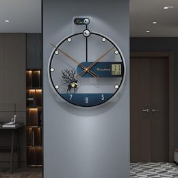 Wall Clocks Kitchen Black Clock Big Size Unique Acrylic Watch Office Silent Simple Reloj Pared Home Decor Items