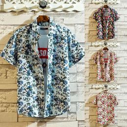 Men's T Shirts Mens Flannel Long Sleeve Summer Fashion Casual Short Beach Tops Loose Blouse Lady Fall Shirt