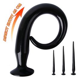 Sex Toy Massager Super Long Butt Plug Powerful Suction Cup Buttplug Anal Dildo Female Vagina Adult Toys for Woman Man Gay
