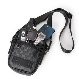 Small Flap for Men Fashion Casual Sling bag Crossbody Luxury Design Male Mini Messenger Bag Phone Key Pouch Pack2289