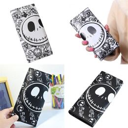 skull Print wallet for women Cartoon wallet female Pocket Money Bag womens purses276S